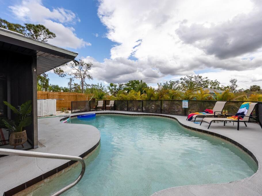 Englewood, Manasota Keys - 2 Bedroom Luxury Villa, Pool, Game Room, 6 Min To Beaches Next To Canal Экстерьер фото